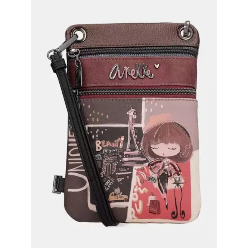 Anekke Γυναικεία Τσάντα Χιαστί/Ώμου 2 Θέσεων Μικρή Πολύχρωμη MADEMOISELLE FW/25 41803-905