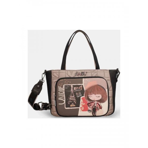 Anekke Γυναικεία Τσάντα Ώμου/Χειρός Μαύρη Mademoiselle FW/25 41801-065