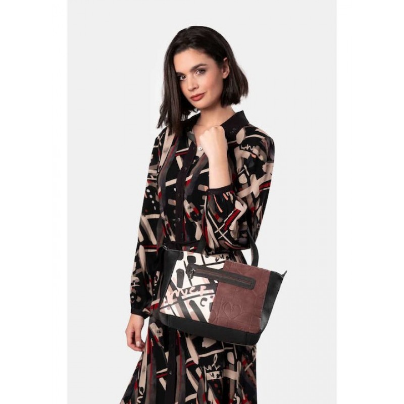 Anekke Γυναικεία Τσάντα Ώμου/Χειρός Μαύρη Mademoiselle FW/25 41801-065