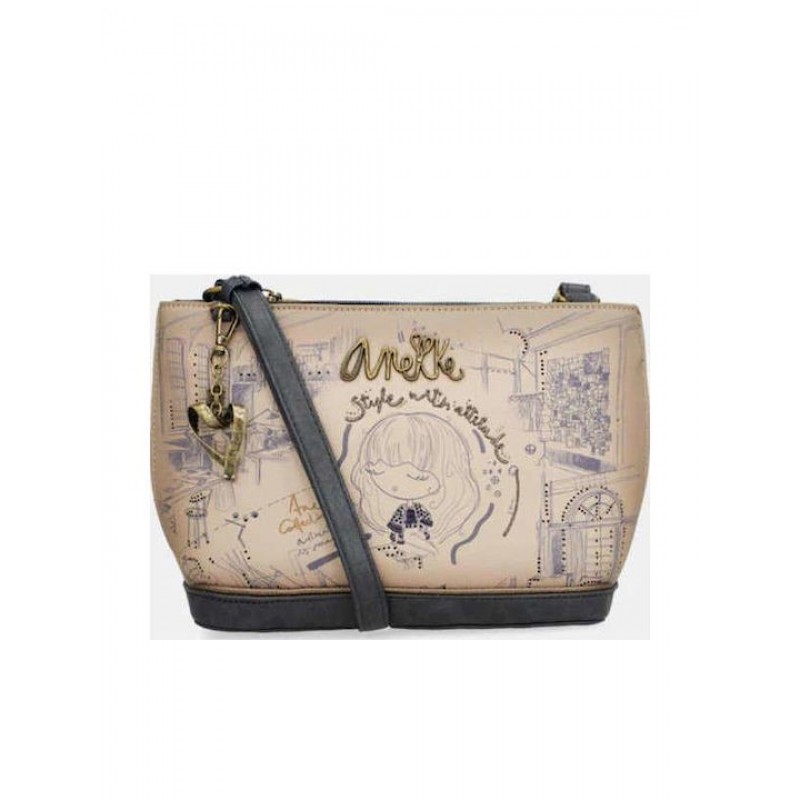 Anekke Γυναικεία Τσάντα Χιαστί/Ώμου Μεσαία STUDIO Πολύχρωμη FW/25 41843-525