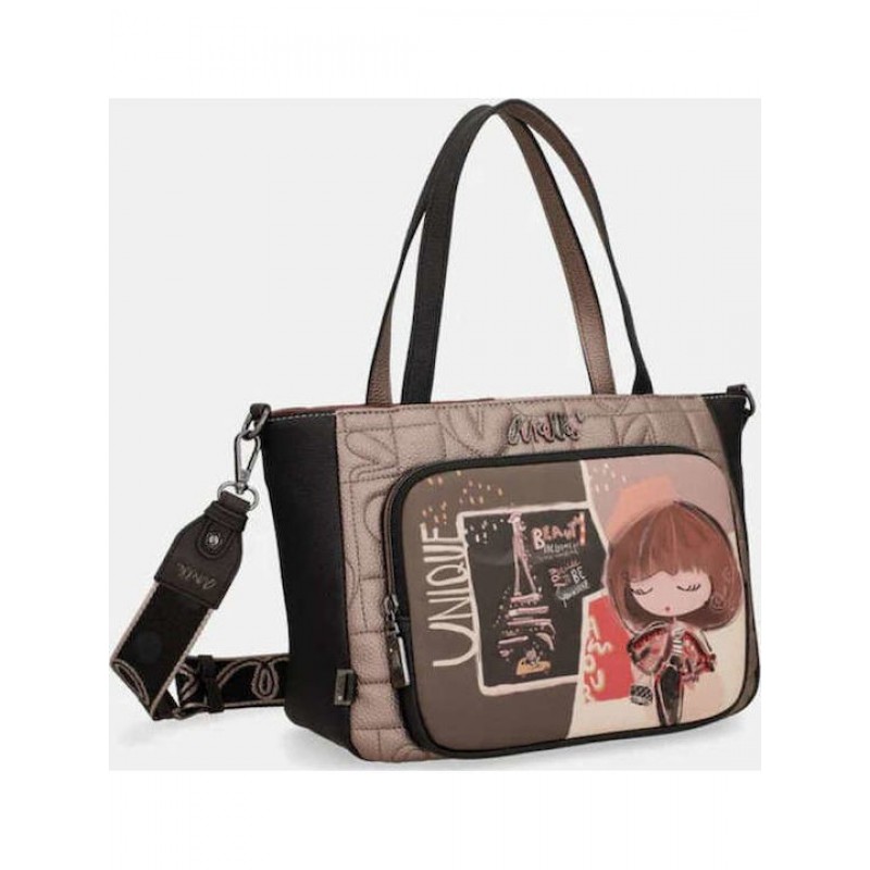 Anekke Γυναικεία Τσάντα Ώμου/Χειρός Μαύρη Mademoiselle FW/25 41801-065