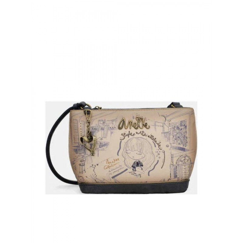 Anekke Γυναικεία Τσάντα Χιαστί/Ώμου Μεσαία STUDIO Πολύχρωμη FW/25 41843-525