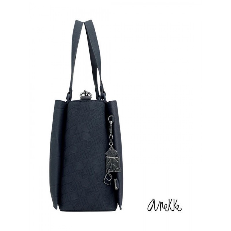 Anekke Γυναικεία Τσάντα Χιαστί/Χειρός Navy Μπλε EVOLUTION FW/25 41771-224