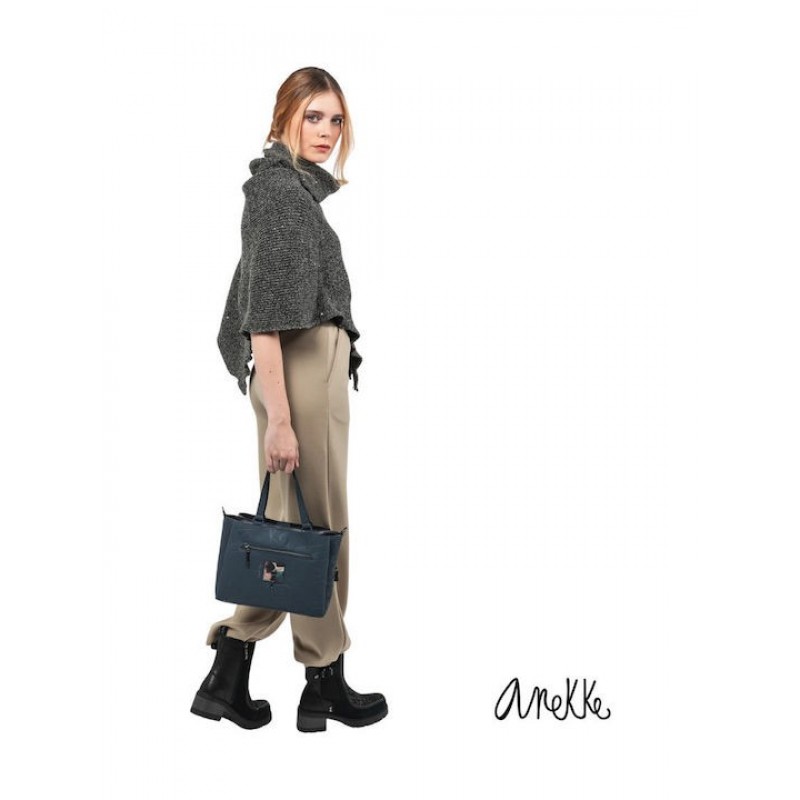 Anekke Γυναικεία Τσάντα Χιαστί/Χειρός Navy Μπλε EVOLUTION FW/25 41771-224