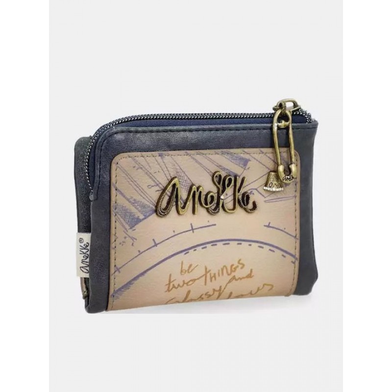 Anekke Γυναικείο Πορτοφόλι Μικρό STUDIO RFID Μπλε FW/25 41849-910