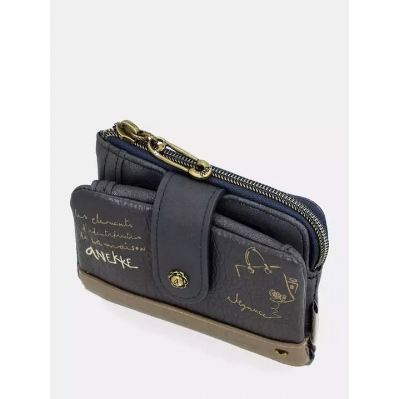 Anekke Γυναικείο Πορτοφόλι Μικρό STUDIO RFID Μπλε FW/25 41849-910