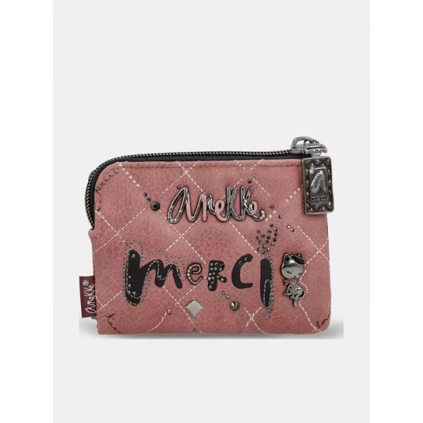 Anekke Γυναικείο Πορτοφόλι Μικρό PARISIAN RFID Ροζ FW/25 41819-910