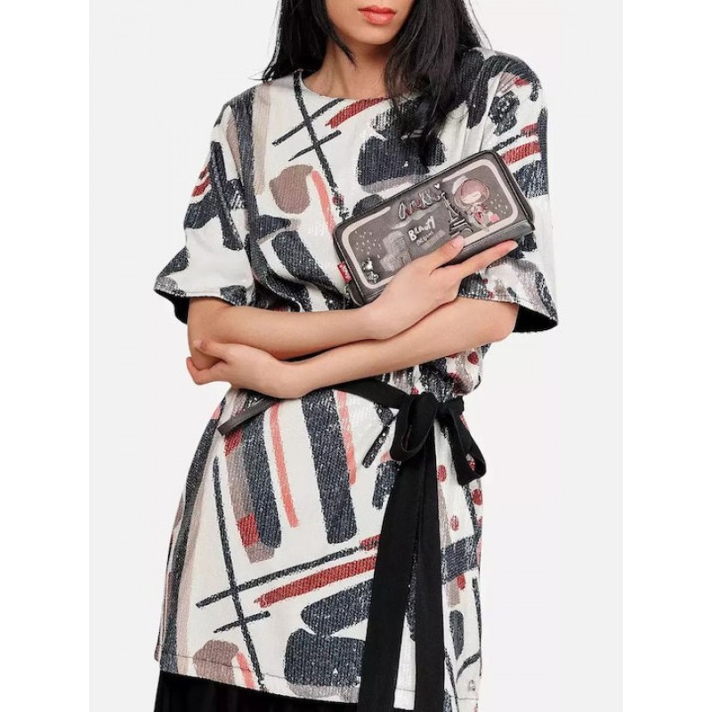 Anekke Γυναικείο Πορτοφόλι Μεγάλο Μαύρο Με RFID Mademoiselle FW/25 41809-908