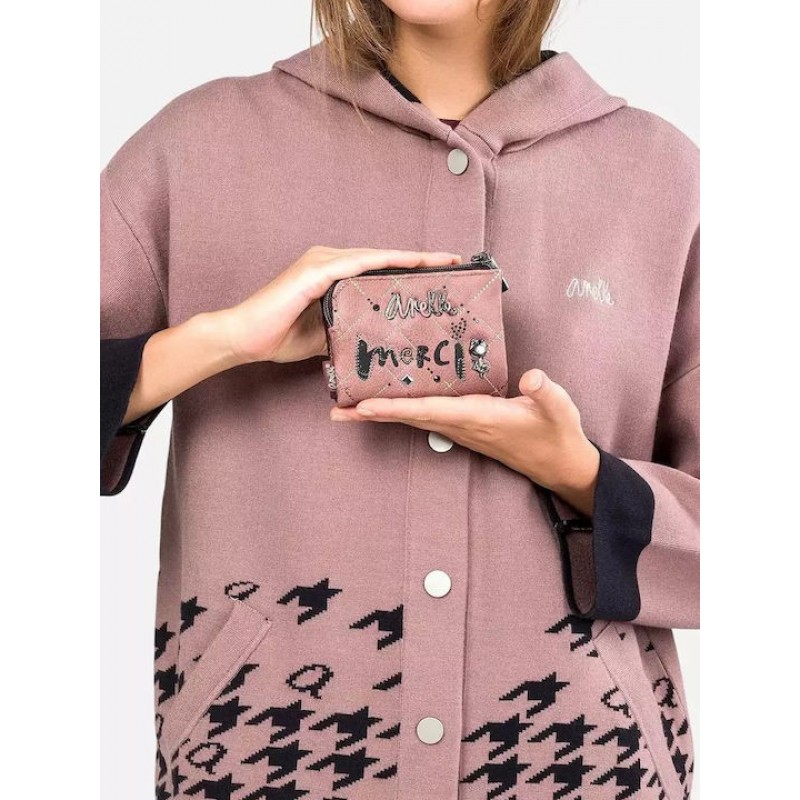 Anekke Γυναικείο Πορτοφόλι Μικρό PARISIAN RFID Ροζ FW/25 41819-910