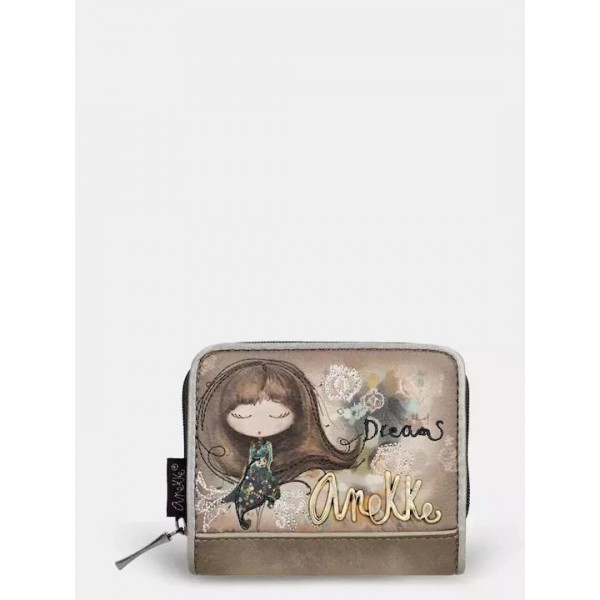 Anekke Γυναικείο Πορτοφόλι Μικρό REAL Μπεζ FW/25 41709-903