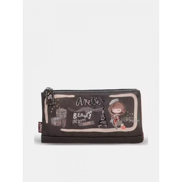Anekke Γυναικείο Πορτοφόλι Μεγάλο Καφέ Mademoiselle FW/25 41809-906