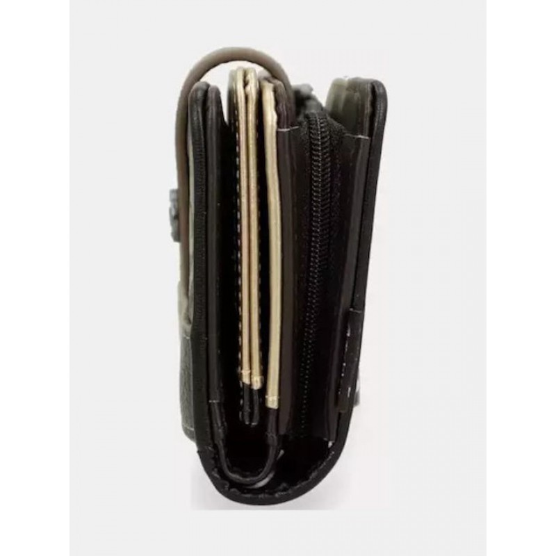 Anekke Γυναικείο Πορτοφόλι Μεσαίο Μαύρο/Γκρι RFID NATURE KOKO FW/25 41869-902