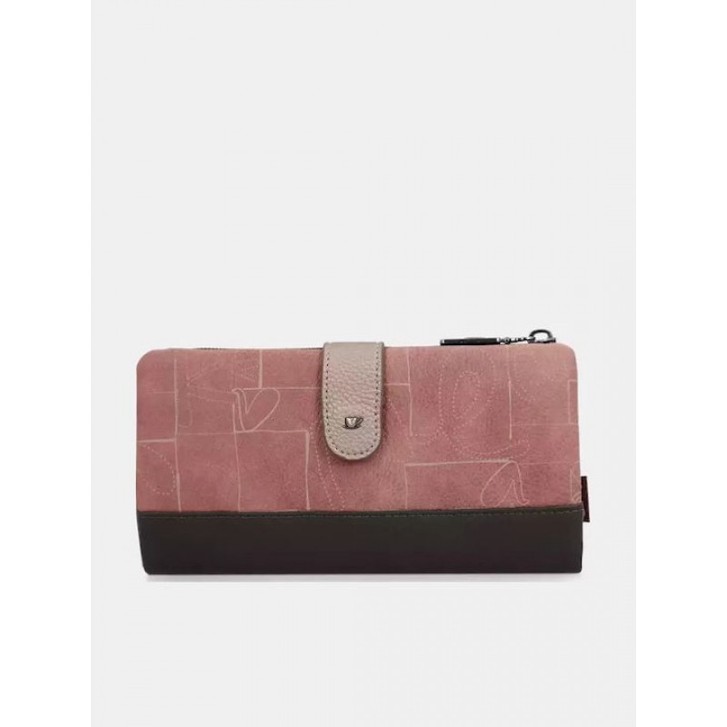 Anekke Γυναικείο Πορτοφόλι Μεγάλο Καφέ Mademoiselle FW/25 41809-906