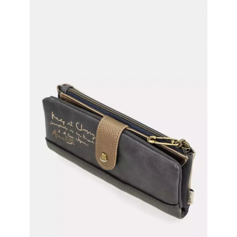 Anekke Γυναικείο Πορτοφόλι Μεγάλο Μπεζ RFID STUDIO FW/25 41849-906