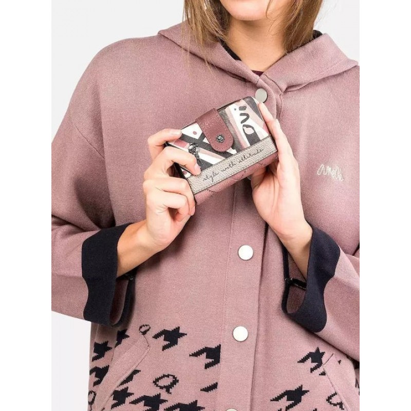 Anekke Γυναικείο Πορτοφόλι Μικρό PARISIAN RFID Ροζ FW/25 41819-910