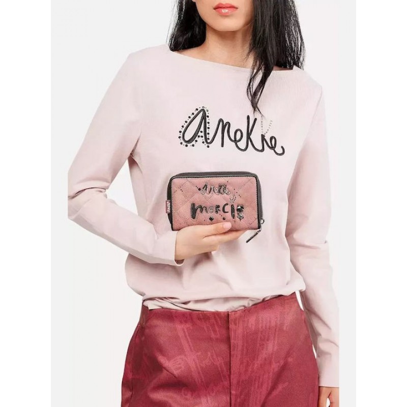 Anekke Γυναικείο Πορτοφόλι Μεσαίο PARISIAN RFID Ροζ FW/25 41819-909