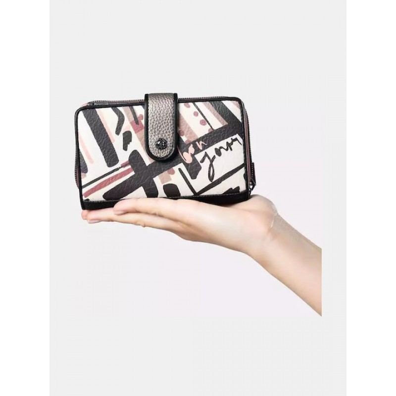 Anekke Γυναικείο Πορτοφόλι Μεσαίο RFID MADEMOISELLE Πολύχρωμο FW/25 41809-909