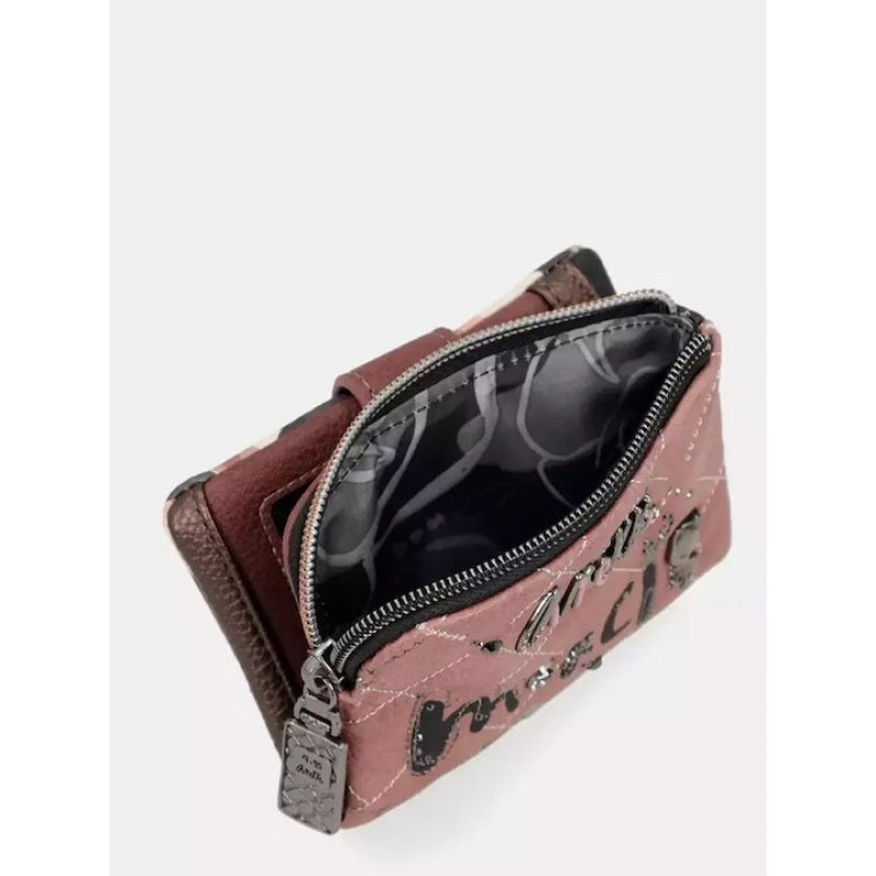 Anekke Γυναικείο Πορτοφόλι Μικρό PARISIAN RFID Ροζ FW/25 41819-910