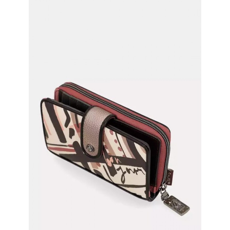 Anekke Γυναικείο Πορτοφόλι Μεσαίο RFID MADEMOISELLE Πολύχρωμο FW/25 41809-909