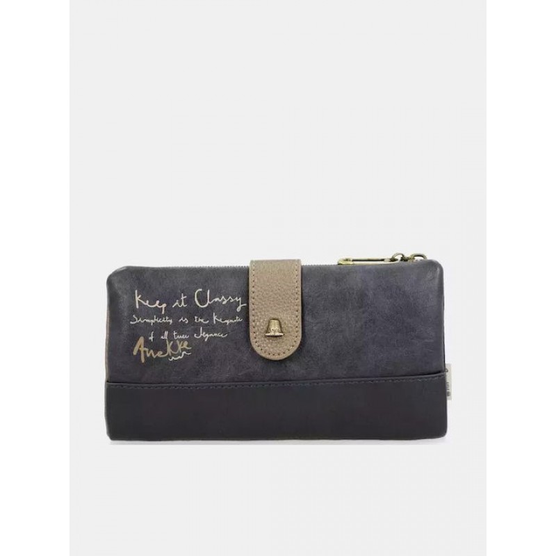 Anekke Γυναικείο Πορτοφόλι Μεγάλο Μπεζ RFID STUDIO FW/25 41849-906