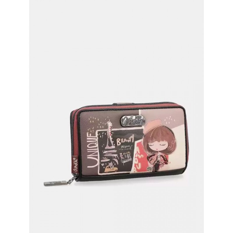 Anekke Γυναικείο Πορτοφόλι Μεσαίο RFID MADEMOISELLE Πολύχρωμο FW/25 41809-909