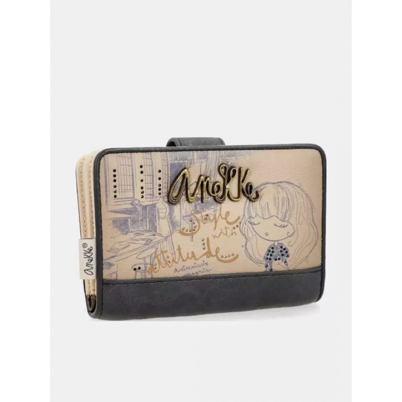 Anekke Γυναικείο Πορτοφόλι Μεσαίο RFID STUDIO Πολύχρωμο FW/25 41849-902