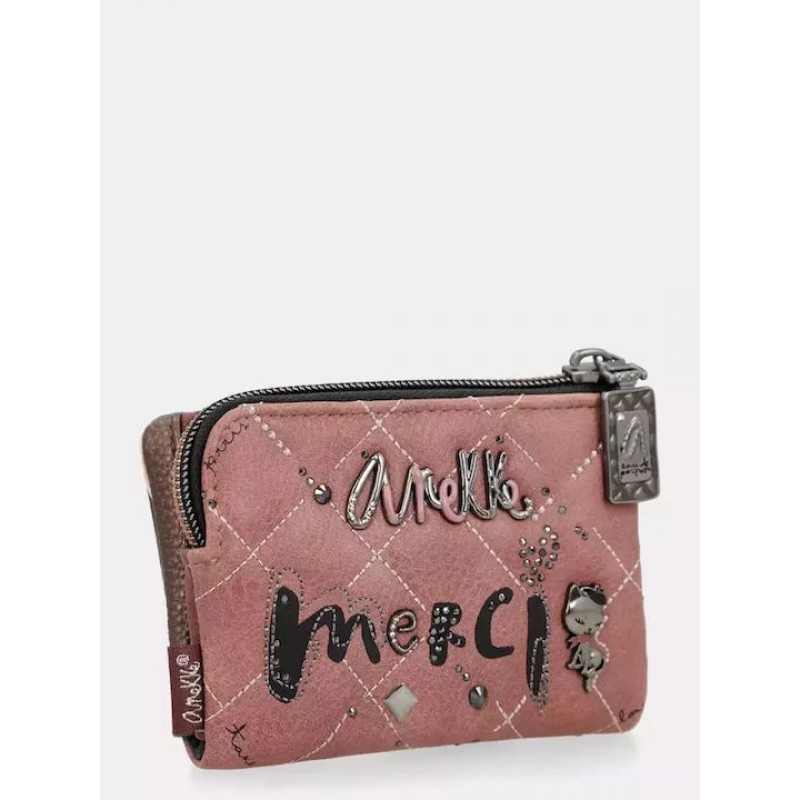 Anekke Γυναικείο Πορτοφόλι Μικρό PARISIAN RFID Ροζ FW/25 41819-910