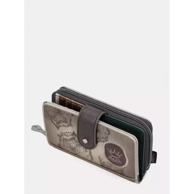 Anekke Γυναικείο Πορτοφόλι Μεσαίο MANIFESTO Μπεζ Με RFID FW/25 41719-909