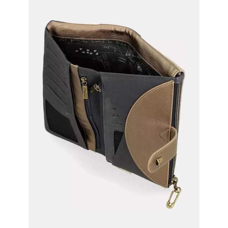 Anekke Γυναικείο Πορτοφόλι Μεγάλο Μπεζ RFID STUDIO FW/25 41849-906