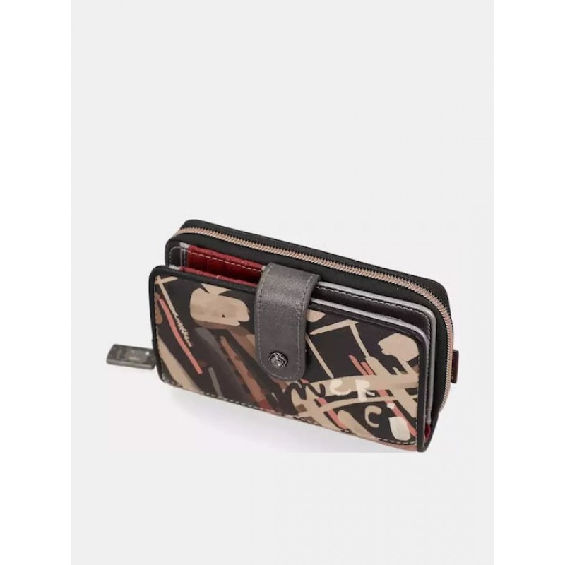 Anekke Γυναικείο Πορτοφόλι Μεσαίο PARISIAN RFID Ροζ FW/25 41819-909