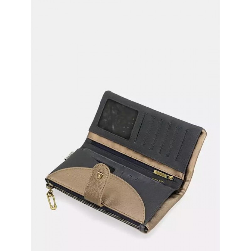 Anekke Γυναικείο Πορτοφόλι Μεγάλο Μπεζ RFID STUDIO FW/25 41849-906