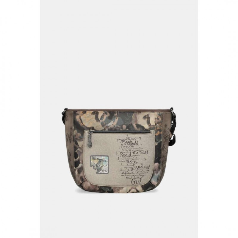 Anekke Γυναικεία Τσάντα Ώμου Μεσαία REAL Μπεζ FW/25 41703-517