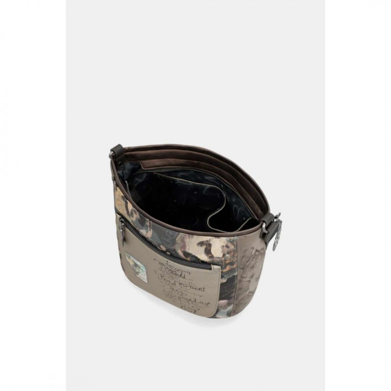 Anekke Γυναικεία Τσάντα Ώμου Μεσαία REAL Μπεζ FW/25 41703-517