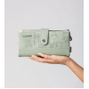 Anekke Γυναικείο Πορτοφόλι Alma Original RFID Μεγάλο Φυστικί SS/25 40749-906