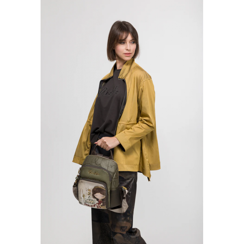 Backpack Muse Anekke με μπροστινή θήκη