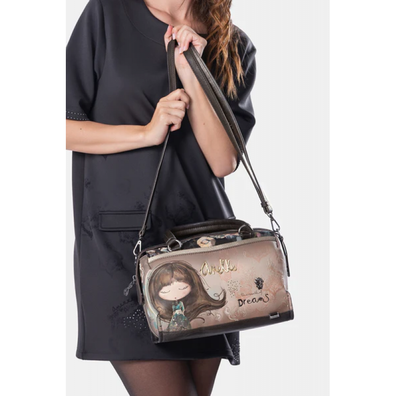 Anekke Γυναικεία Τσάντα Χειρός/Ώμου Μεσαία REAL Πολύχρωμη FW/25 41701-390