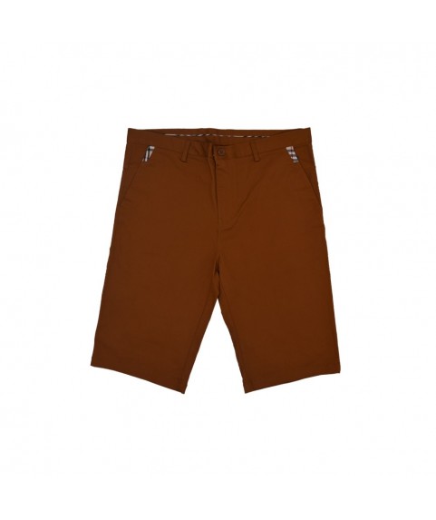 Ανδρική Casual Βερμούδα Chino Καφέ 750254-03