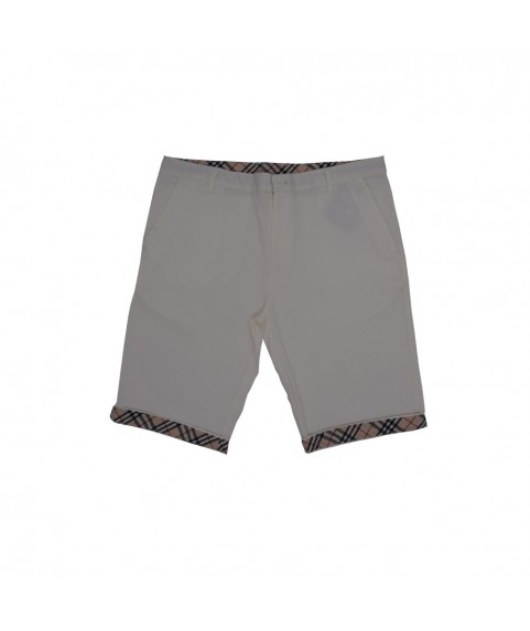 Ανδρική Casual Βερμούδα Chino Εκρού 750254-01