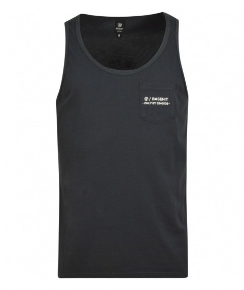 Basehit 191.BM37.37 Black - Μπλούζα αμάνικη 