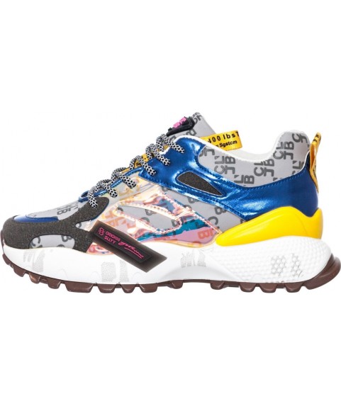 ΓΥΝΑΙΚΕΙΑ  ΠΑΠΟΥΤΣΙΑ SNEAKERS CALGARY 99130-01 YELLOW MULTICOLOR 