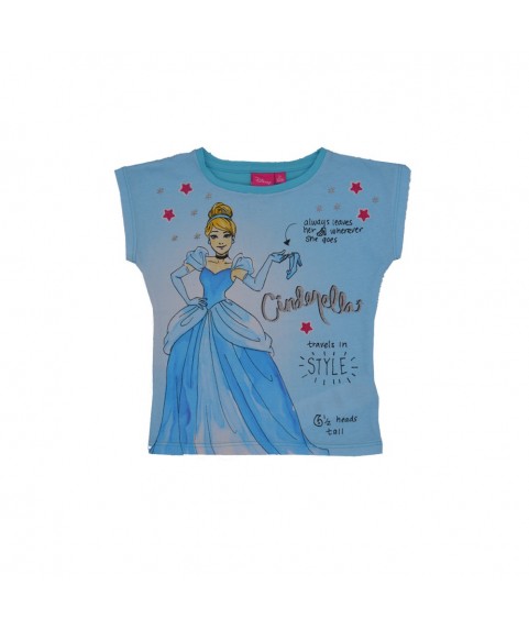 Παιδικό T-shirt ''Disney Cinderella'' γαλάζιο 380240-18