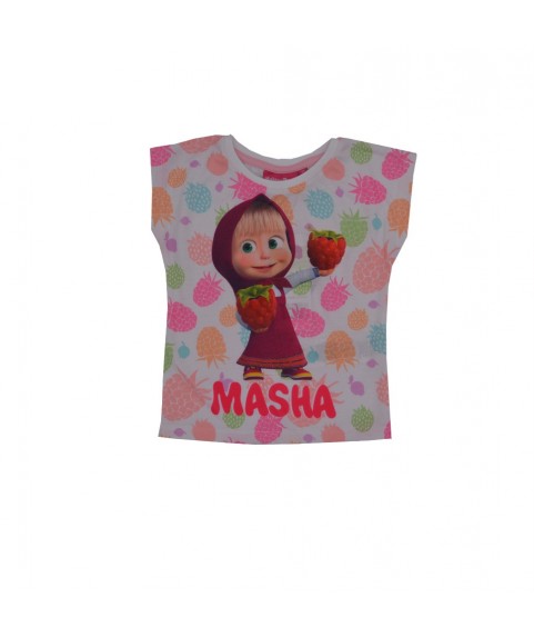 Παιδικό T-shirt Masha and the Bear Λευκό 380240-05