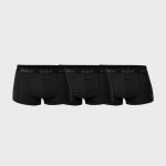 GSA Ανδρικά Boxer Μαύρα Μονόχρωμα 3Pack 17-1204-black