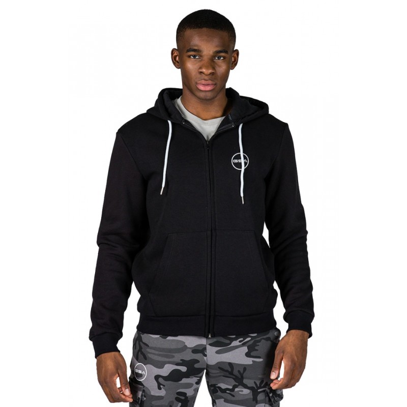 ΑΝΔΡΙΚΗ ΖΑΚΕΤΑ GSA SUPERCOTοTON ZIPPER HOODIE JET BLACK 1717026-01