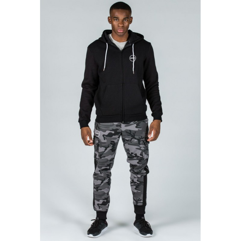 ΑΝΔΡΙΚΗ ΖΑΚΕΤΑ GSA SUPERCOTοTON ZIPPER HOODIE JET BLACK 1717026-01
