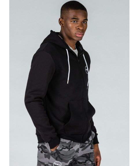 ΑΝΔΡΙΚΗ ΖΑΚΕΤΑ GSA SUPERCOTοTON ZIPPER HOODIE JET BLACK 1717026-01