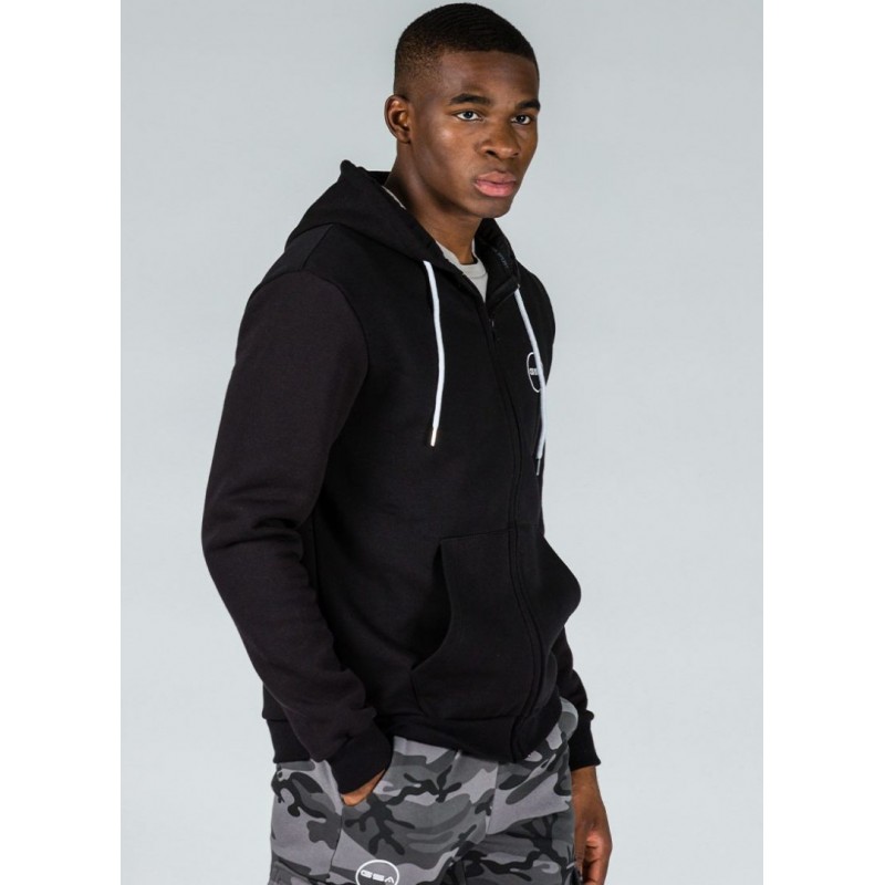 ΑΝΔΡΙΚΗ ΖΑΚΕΤΑ GSA SUPERCOTοTON ZIPPER HOODIE JET BLACK 1717026-01
