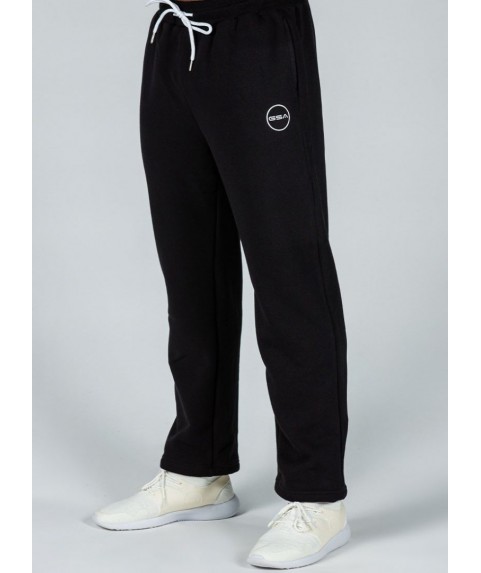 ΑΝΔΡΙΚΗ ΦΟΡΜΑ GSA SUPEROTTON BOOTCUT SWEATPANTS JET BLACK 1717028-01