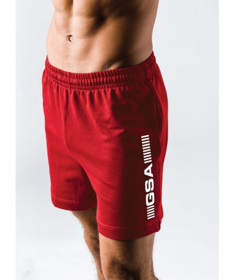 GSA SUPERLOGO ACTIVE 4/4 SHORTS RED 17-19062-05