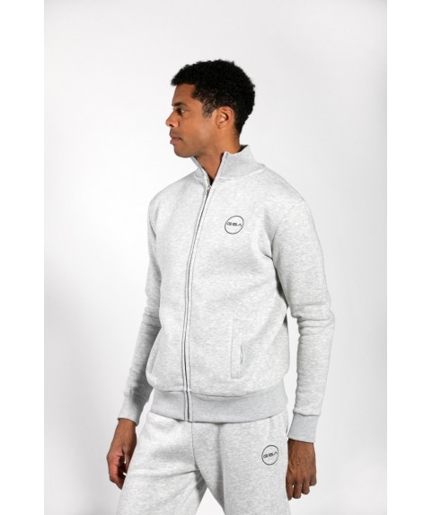 Ανδρική Ζακέτα GSA Zipper Tempo Mock Sport Grey 1719066-05